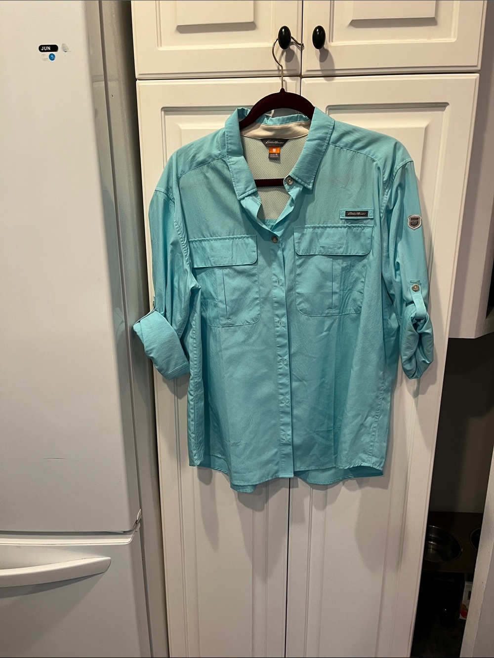 Eddie Bauer Tuorquise Top XL. Never worn